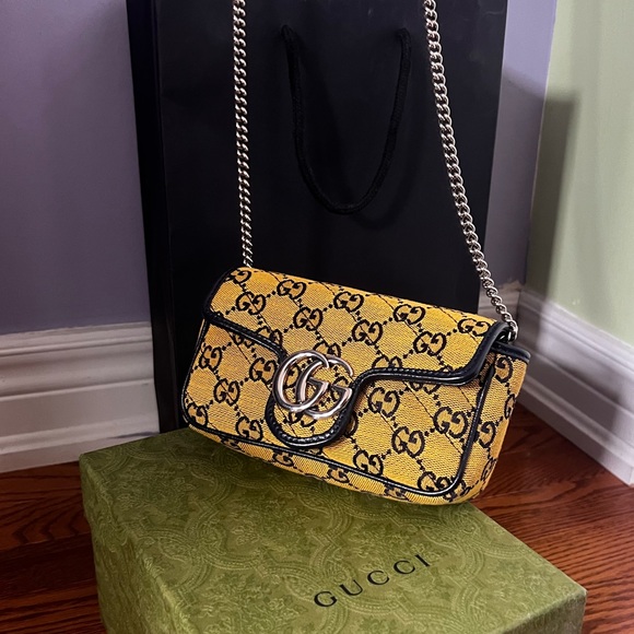 Gucci Limited Edition Mini GG Marmont Multicolor Bag - Picture 6 of 13